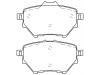 Pastillas de freno Brake Pad Set:1612911480